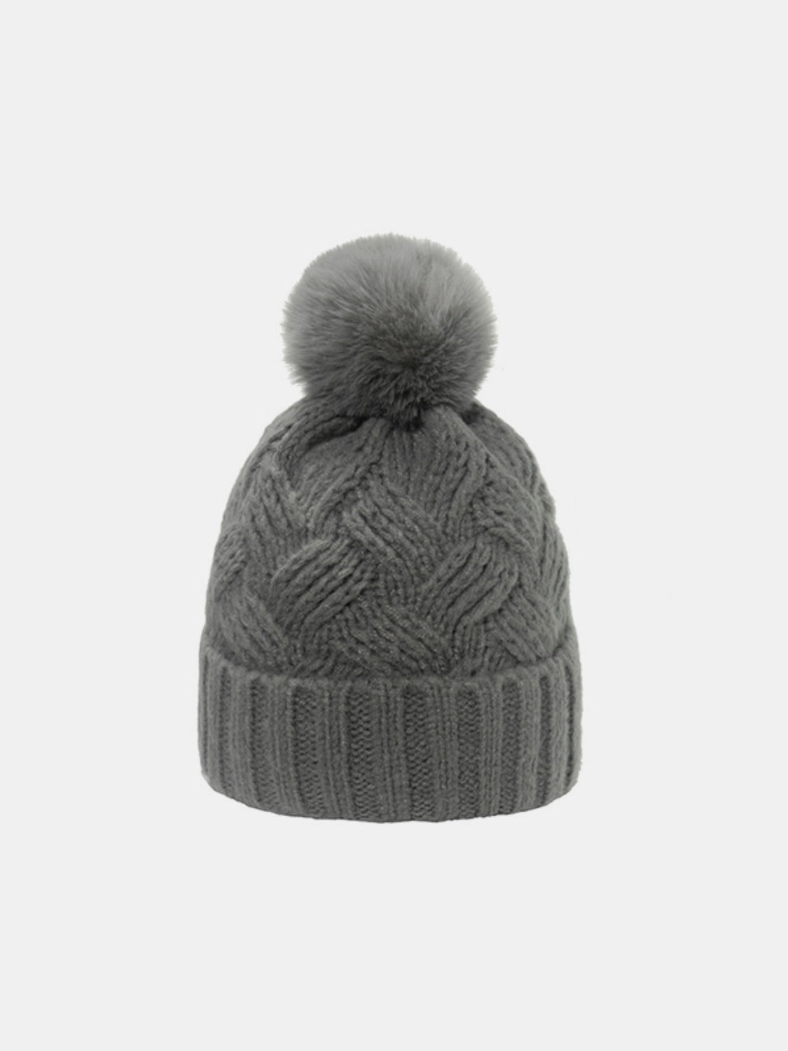 Roll Rim Cable-Knit Chic Fall Hat