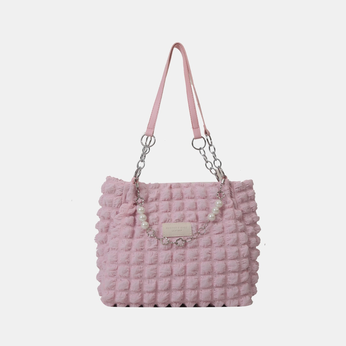 Chic Bubble Textured Tote Bag